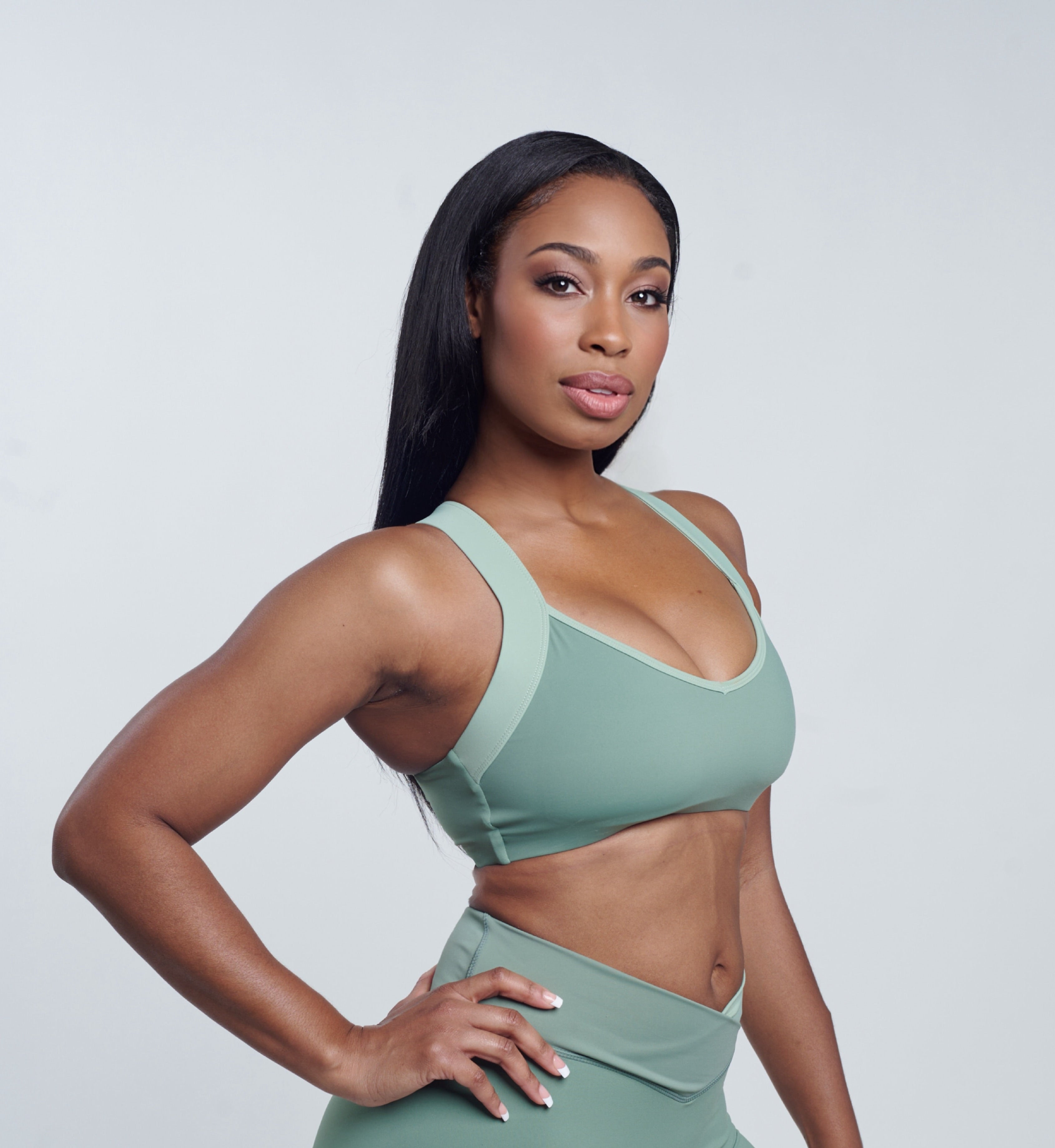 Aura Cross-Back Sports Bra